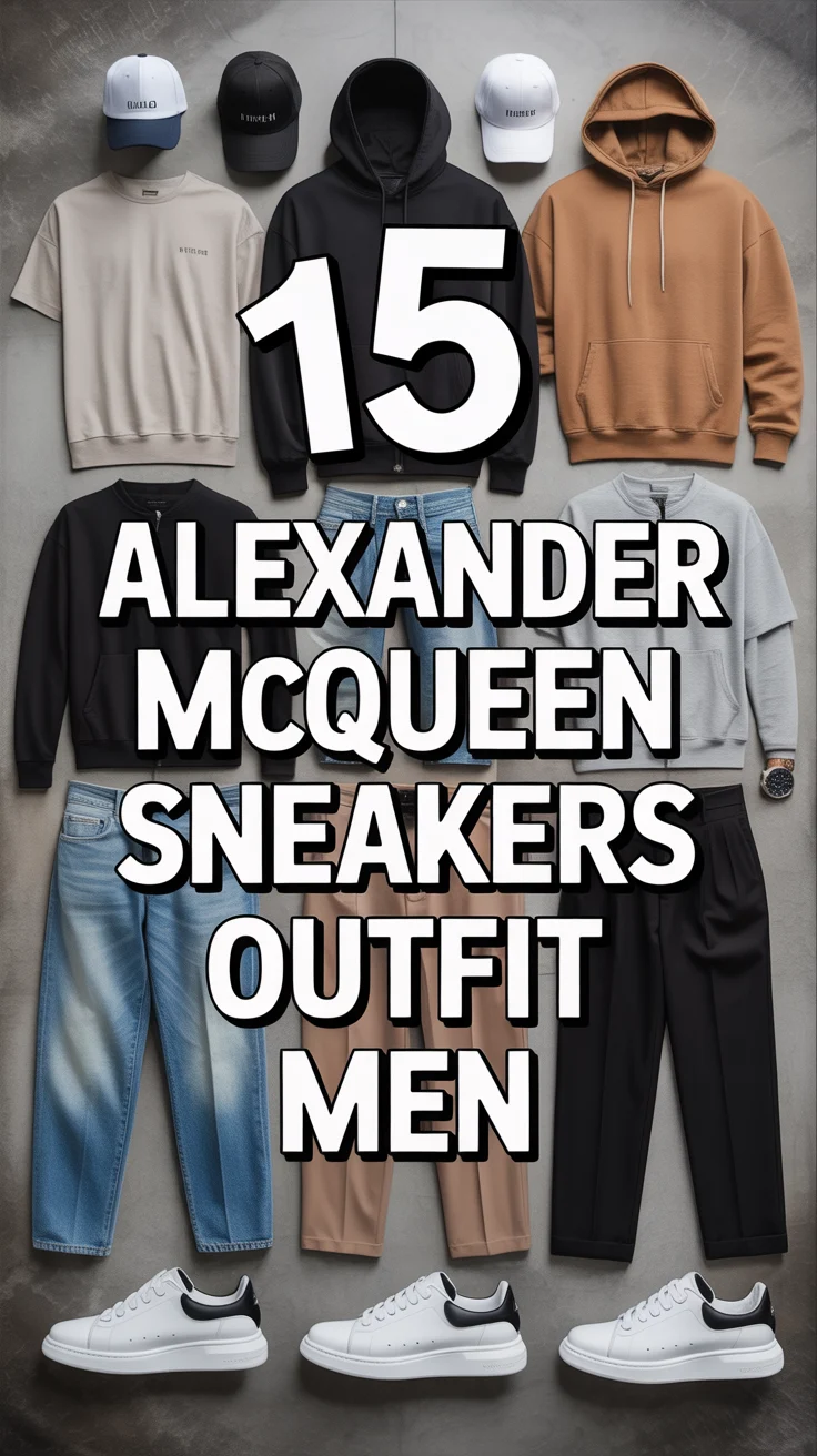 👟 15 Alexander Mcqueen Sneakers Outfit Men