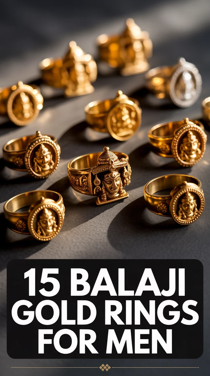 💍 15 Balaji Gold Rings For Men