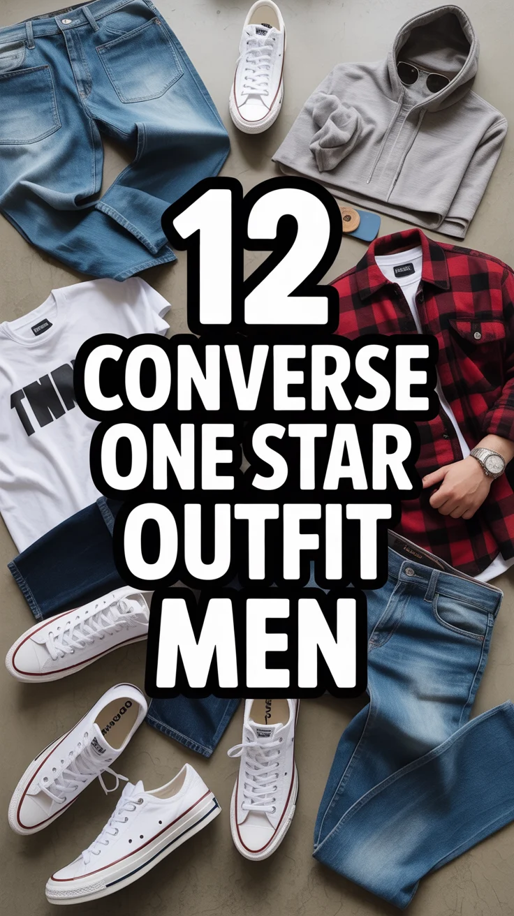 👟 12 Converse One Star Outfit Men