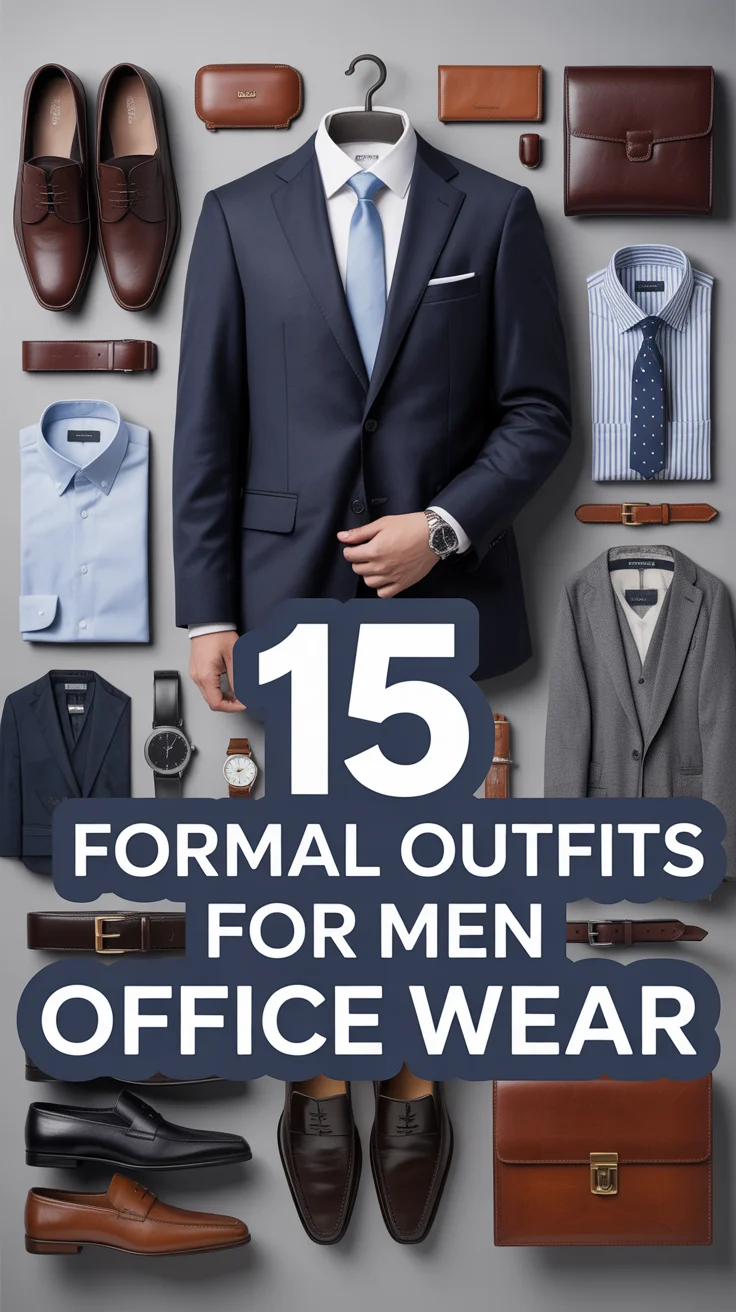 🧥 15 Formal Outfits For Men Office Wear