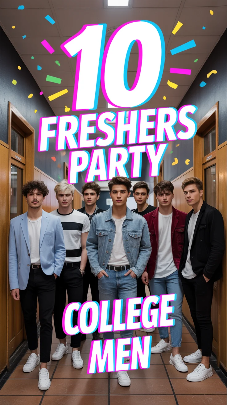 🕺 10 Freshers Party Outfit College Men