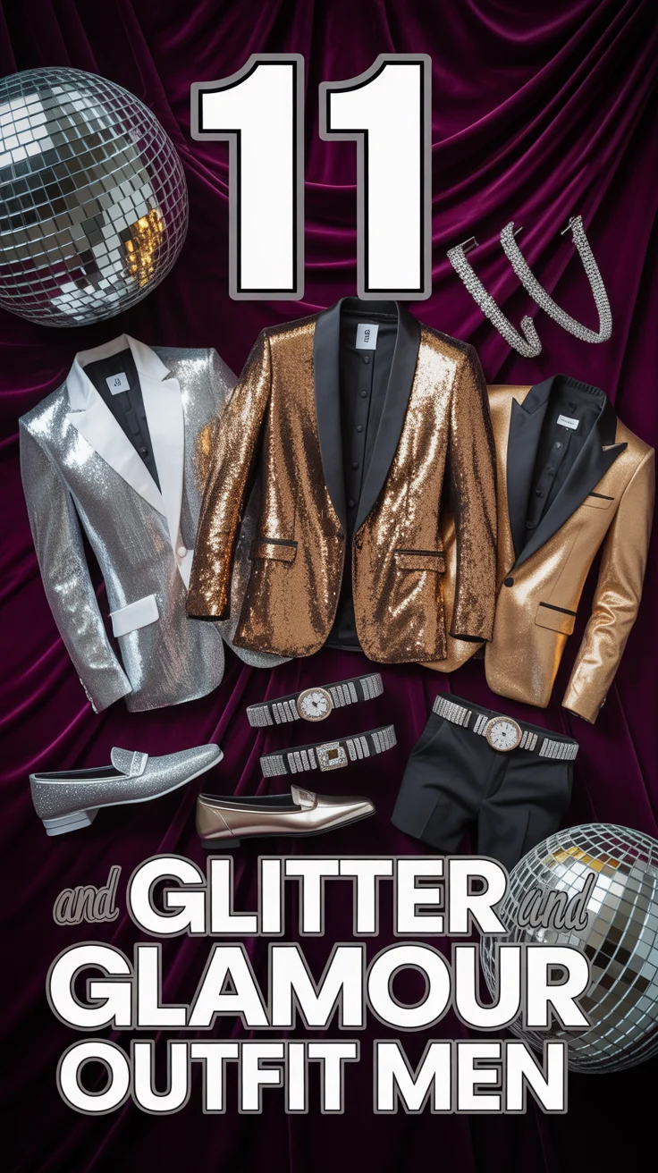 ✨ 11 Glitter And Glamour Party Outfit Men