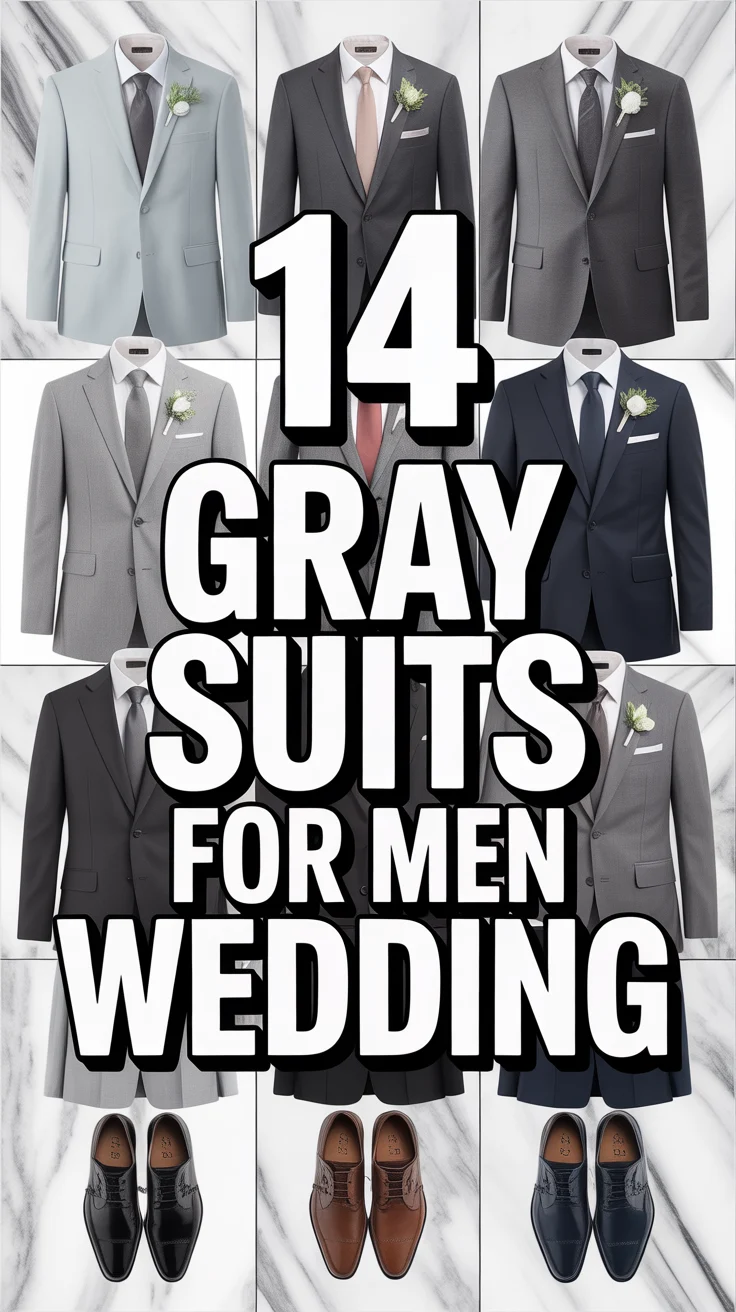 🕴️ 14 Gray Suits For Men Wedding