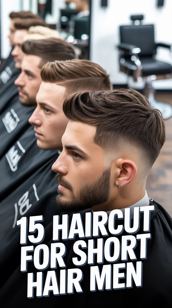 💈 15 Haircut For Short Hair Men
