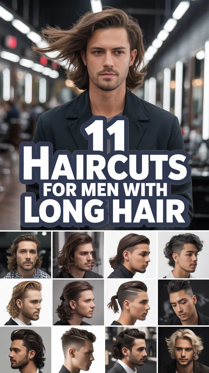 💇‍♂️ 11 Haircuts For Men With Long Hair