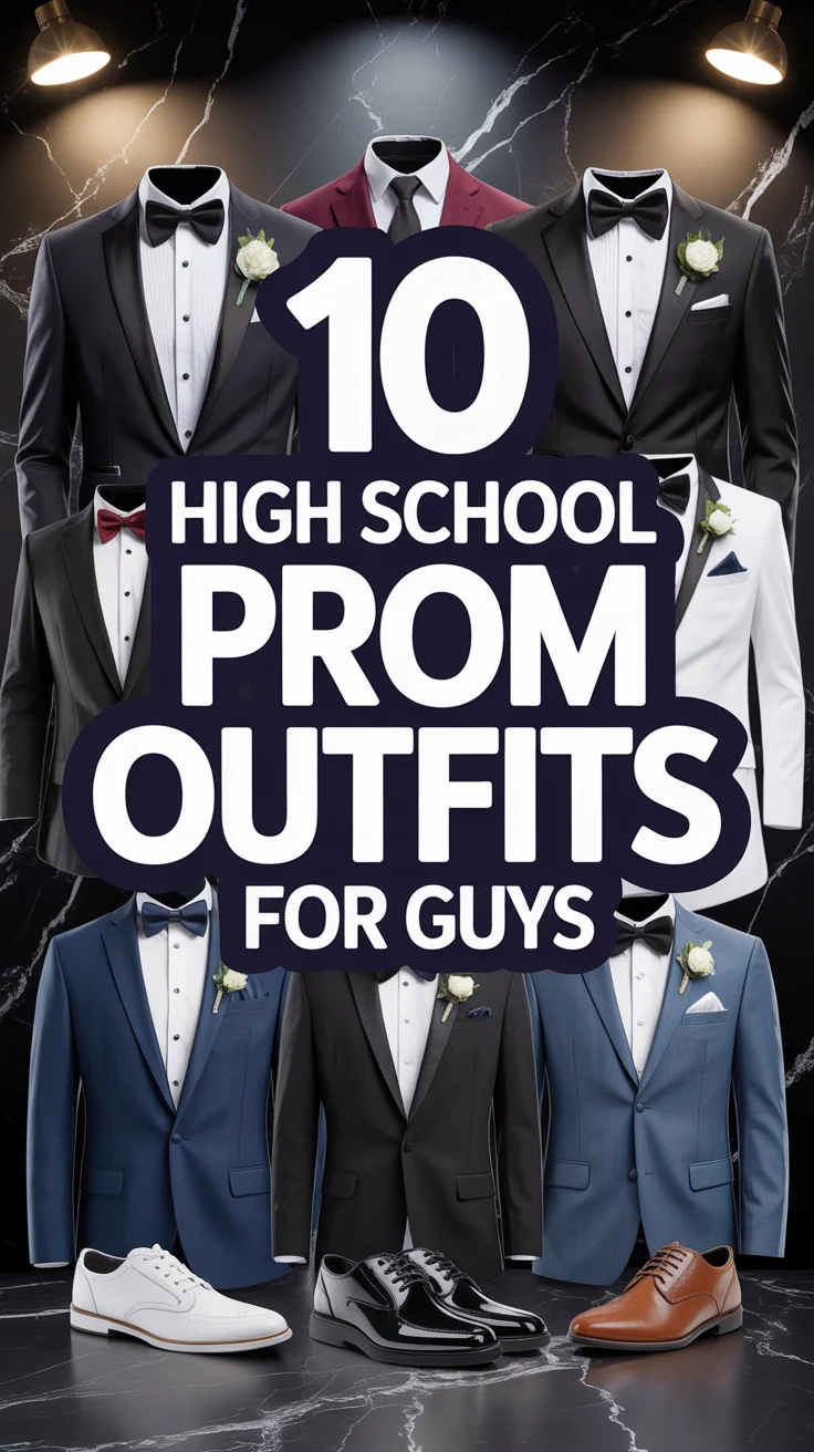 🕺 10 High School Prom Outfits For Guys