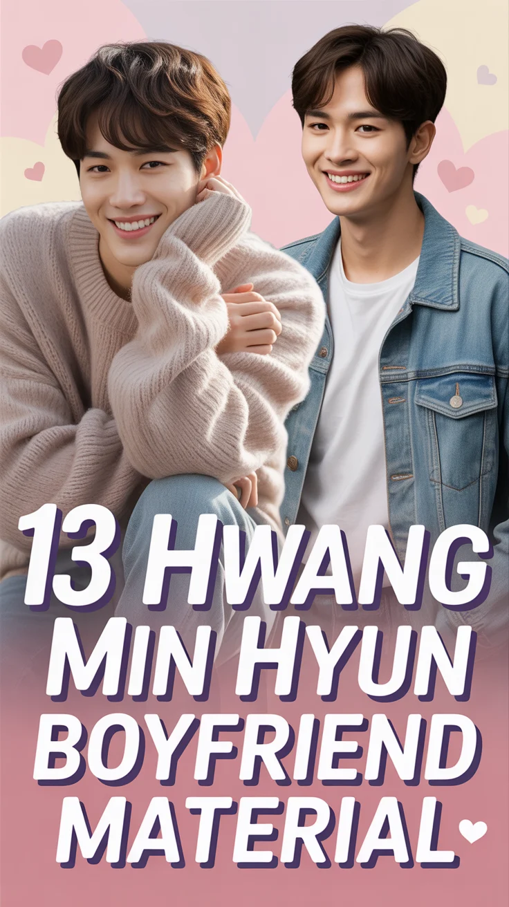 💘 13 Hwang Min Hyun Boyfriend Material
