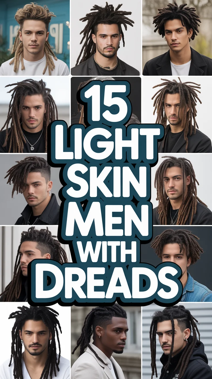🌀 15 Light Skin Men With Dreads