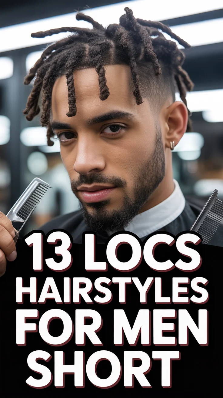 💈 13 Locs Hairstyles For Men Short
