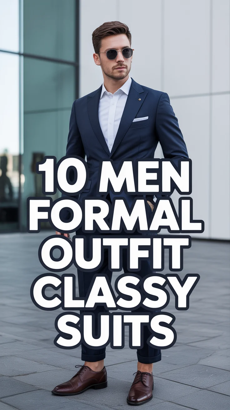 🤵 10 Men Formal Outfit Classy Suits