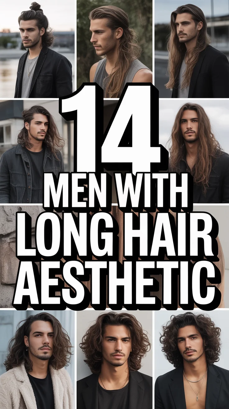🧔‍♂️ 14 Men With Long Hair Aesthetic