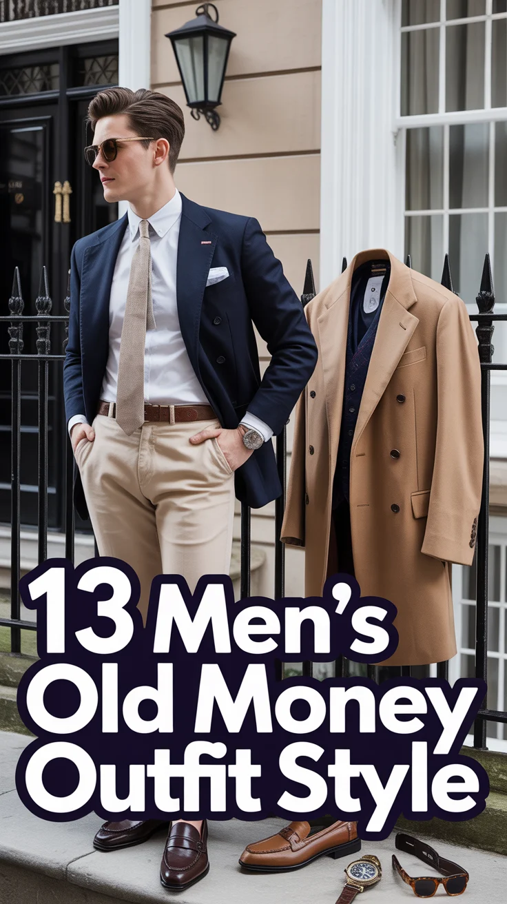 🧥 13 Men’s Old Money Outfit Style