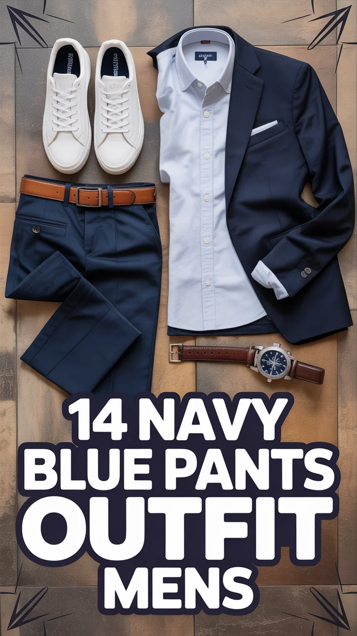 🧭 14 Navy Blue Pants Outfit Mens