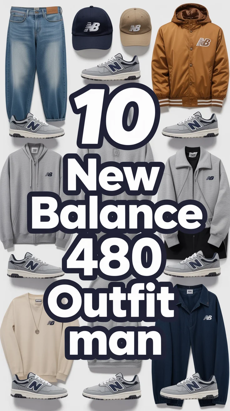 👟 10 New Balance 480 Outfit Man