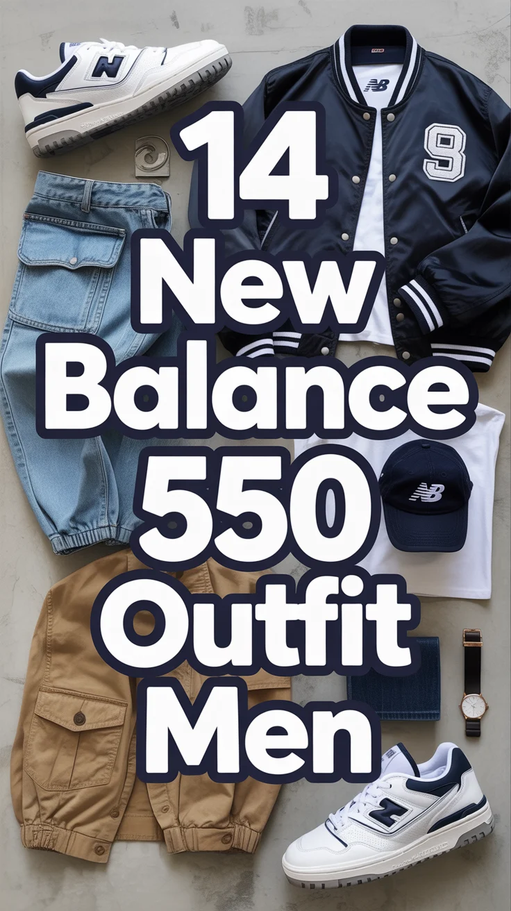 👟 14 New Balance 550 Outfit Men