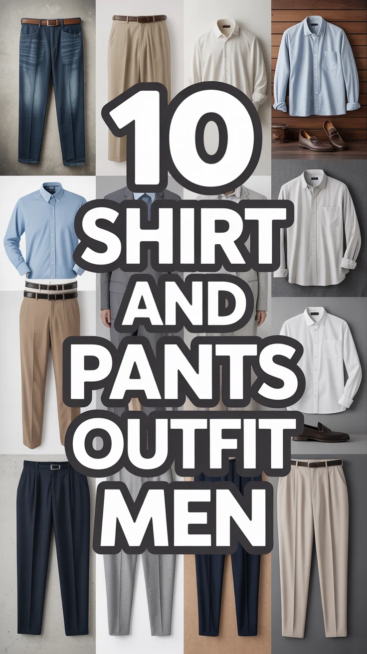 👕 10 Shirt And Pants Outfit Men