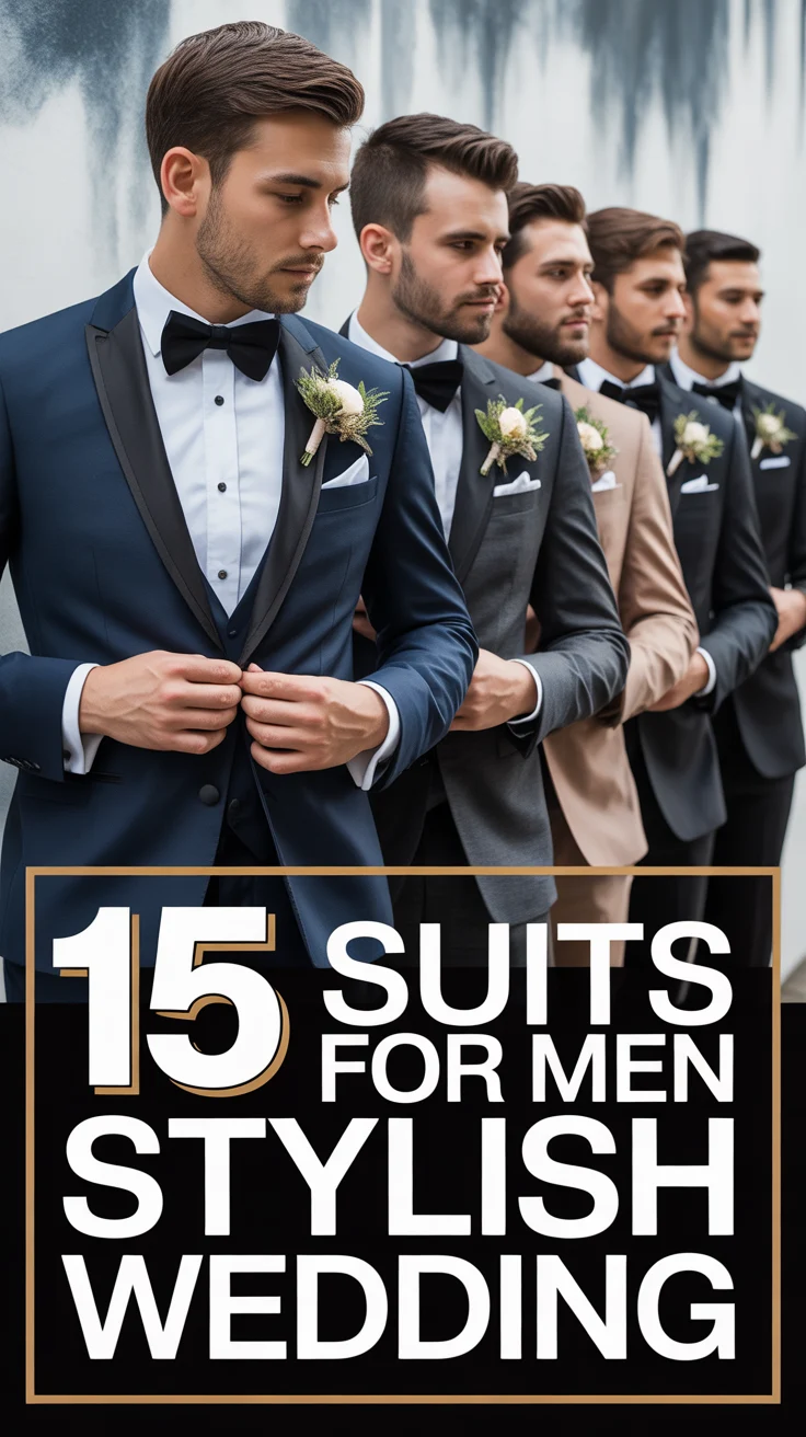 🤵 15 Suits For Men Stylish Wedding