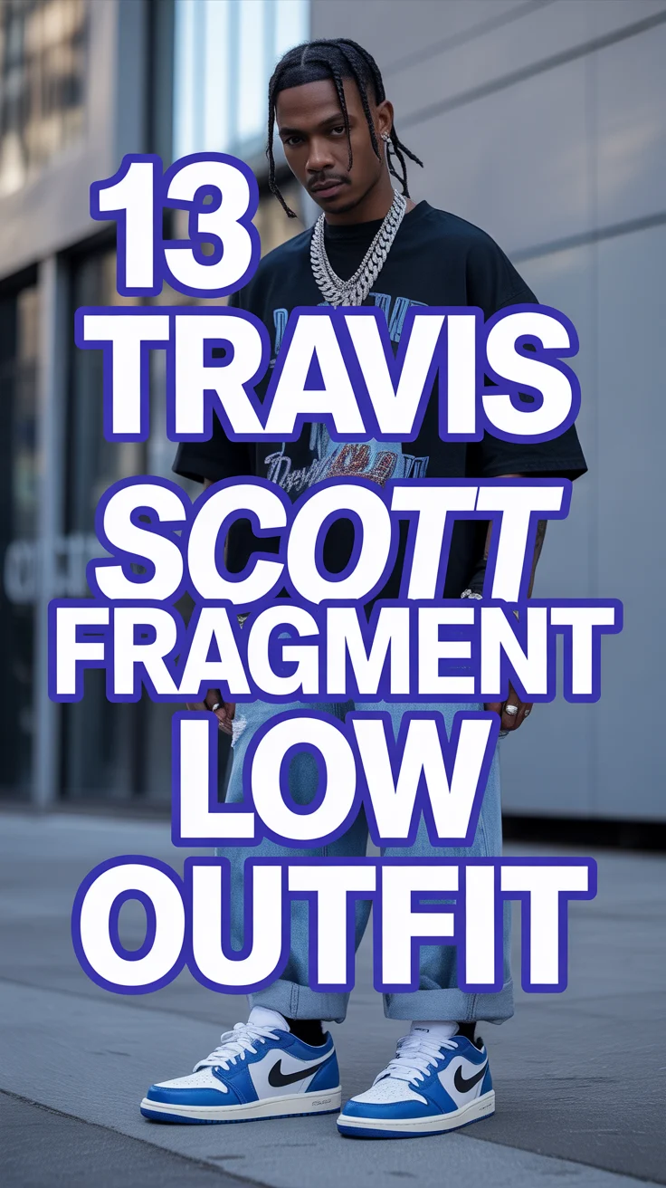 👟 13 Travis Scott Fragment Low Outfit