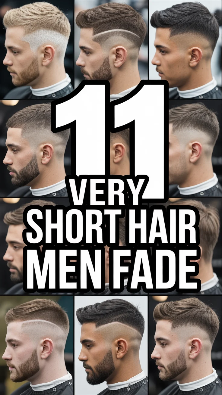 💈 11 Very Short Hair Men Fade