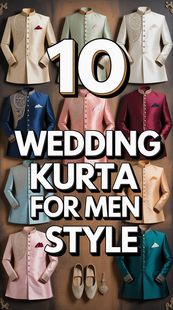 💫 10 Wedding Kurta For Men Style