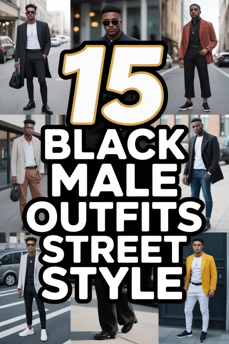 🔥 15 Black Male Outfits Street Style
