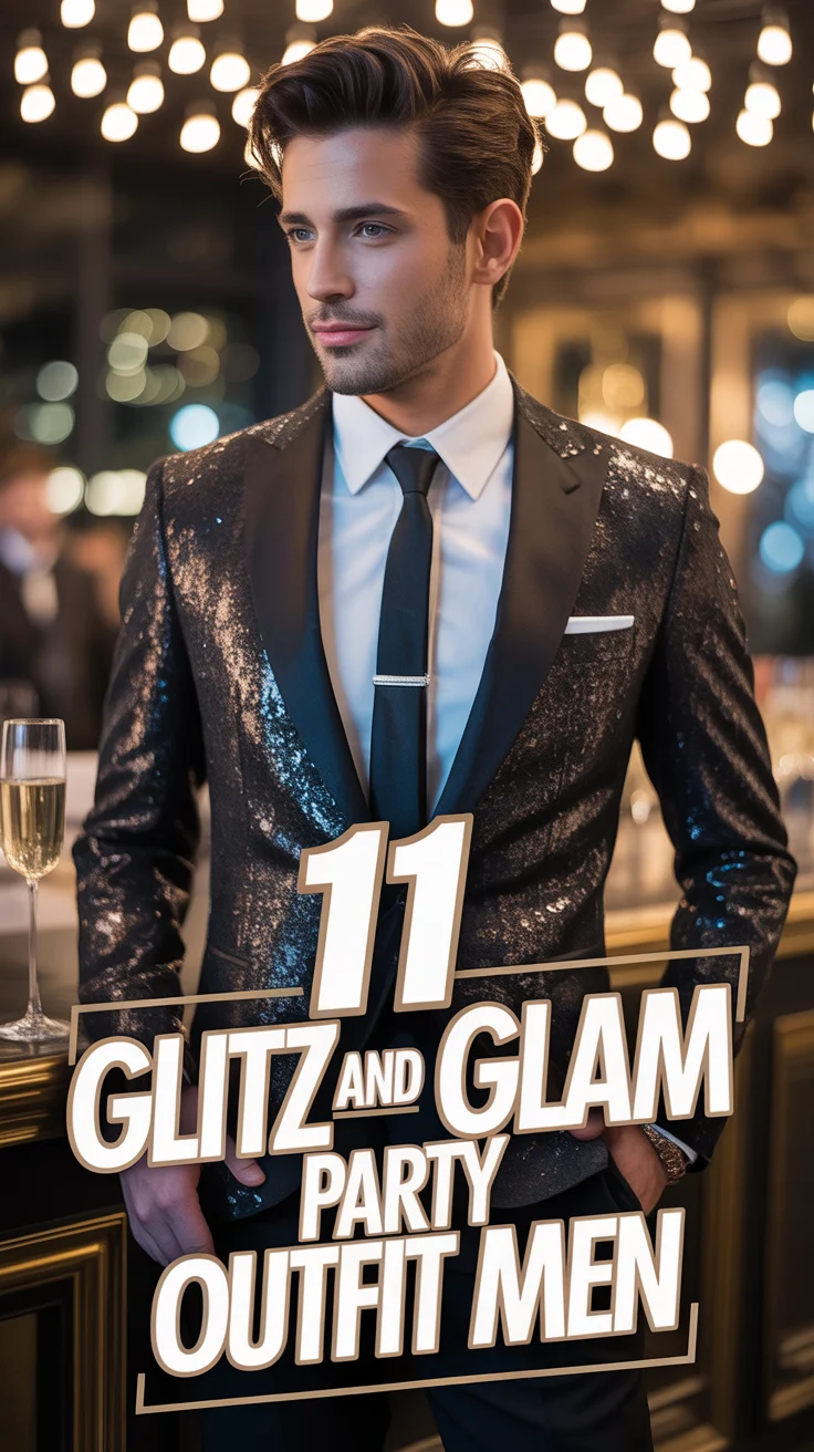 ✨ 11 Glitz And Glam Party Outfit Men