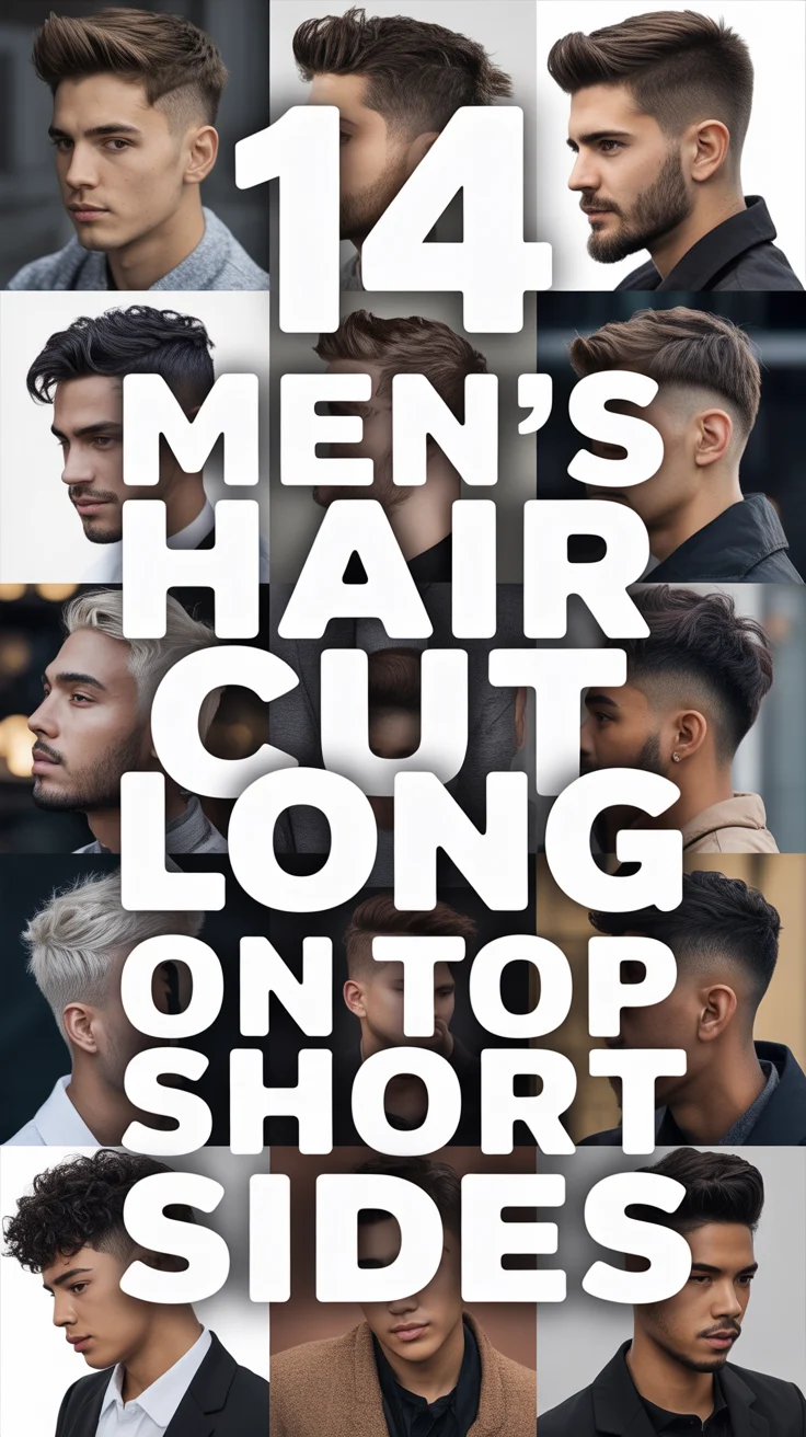 💇 14 Men’s Hair Cut Long On Top Short Sides