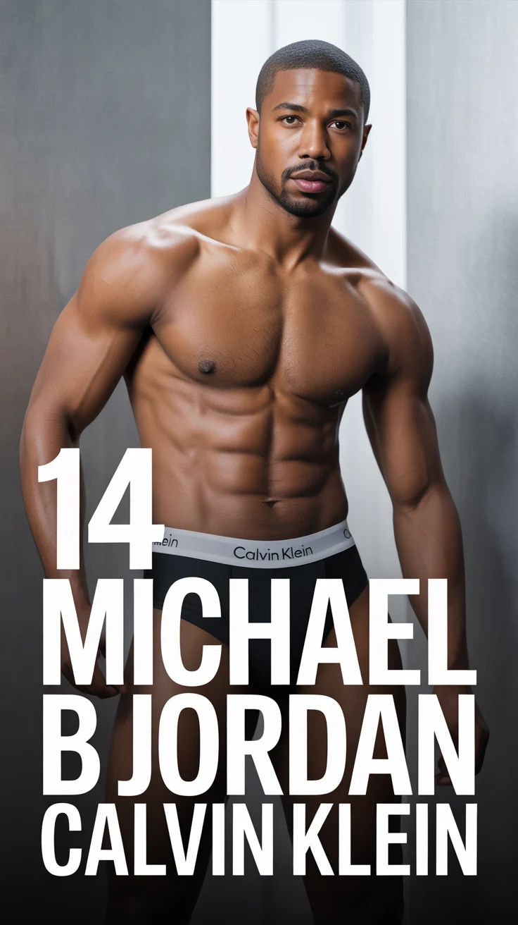 💪 14 Michael B Jordan Calvin Klein
