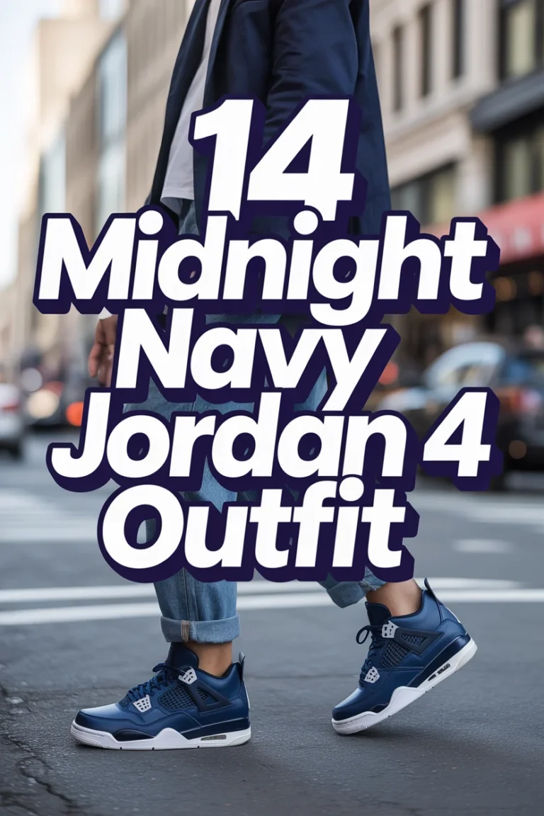 👟 14 Midnight Navy Jordan 4 Outfit