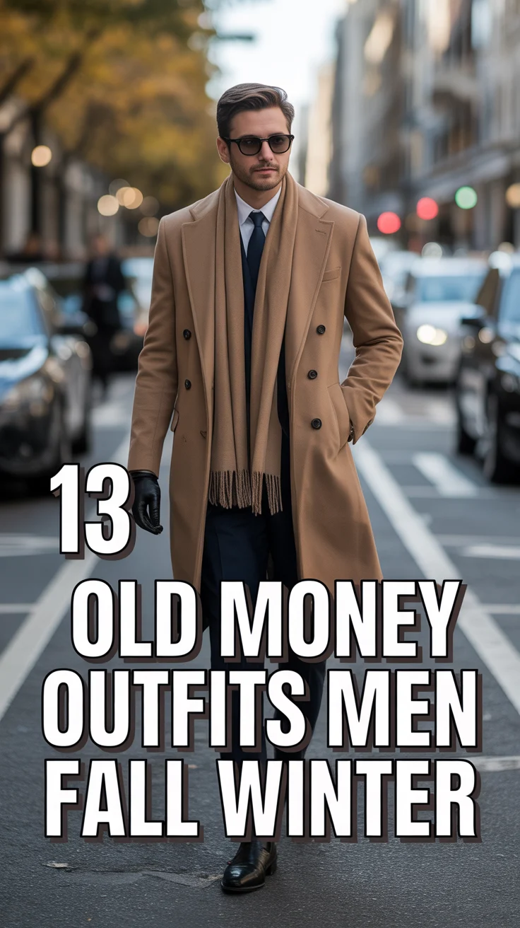 🧐 13 Old Money Outfits Men Fall Winter