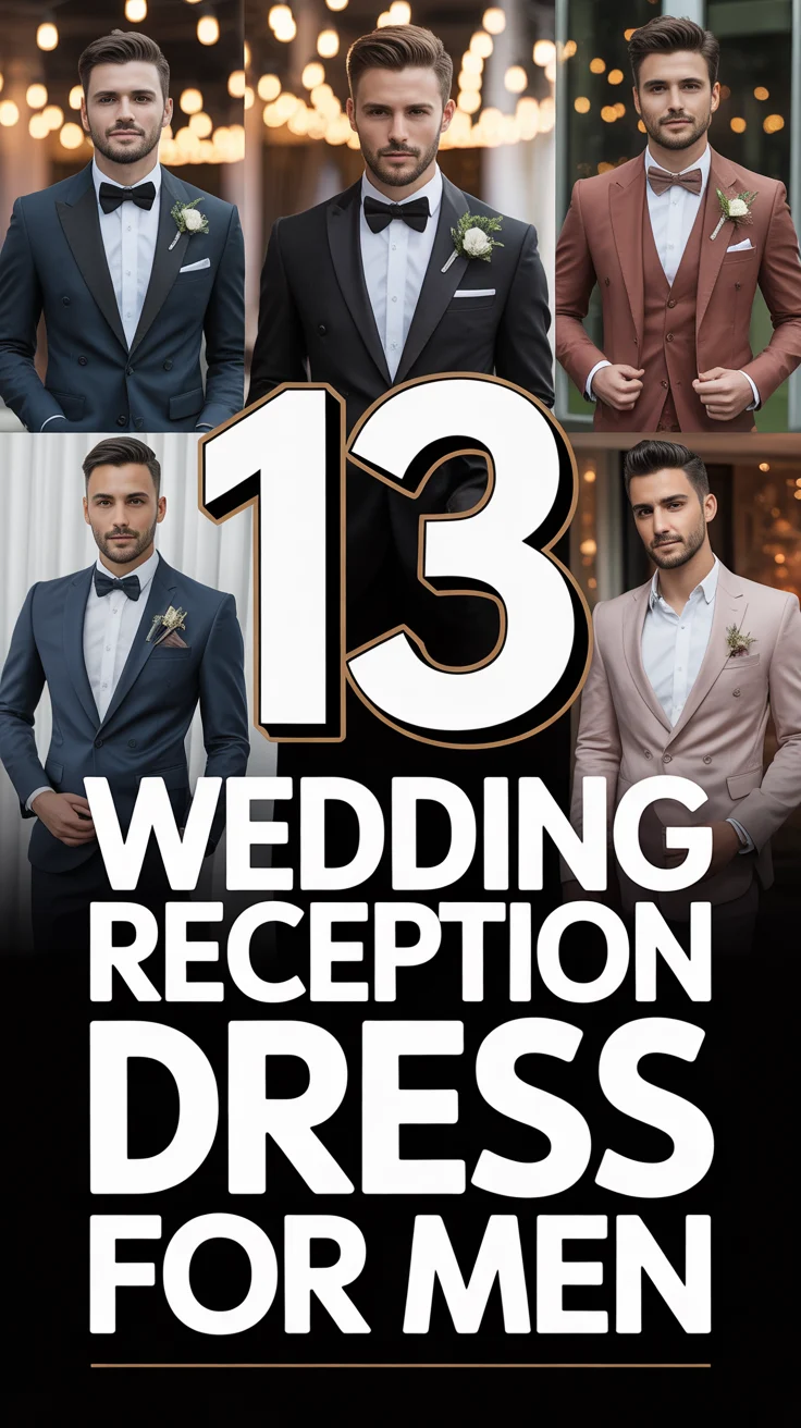 🤵 13 Wedding Reception Dress For Men