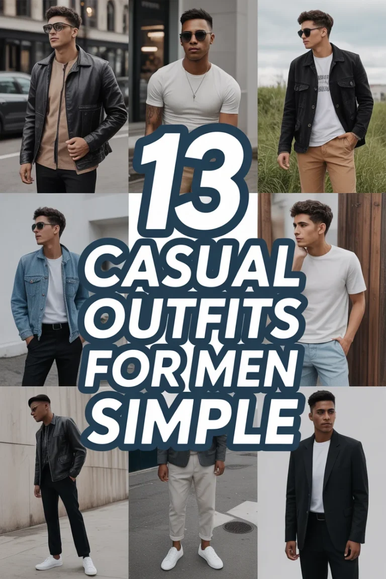 👗 13 Casual Outfits For Men Simple