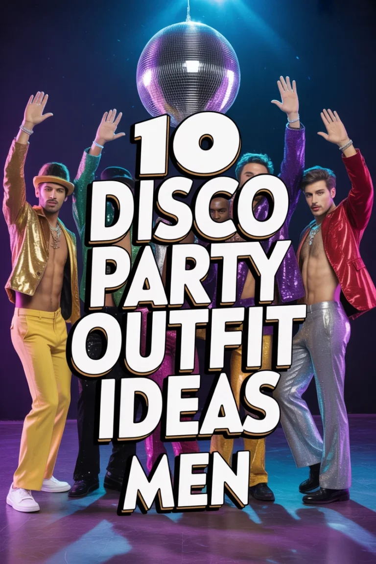 🕺 10 Disco Party Outfit Ideas Men
