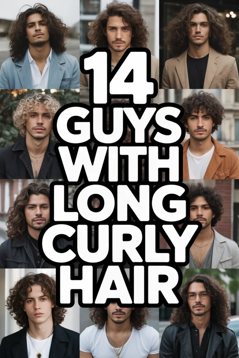 🦁 14 Guys With Long Curly Hair