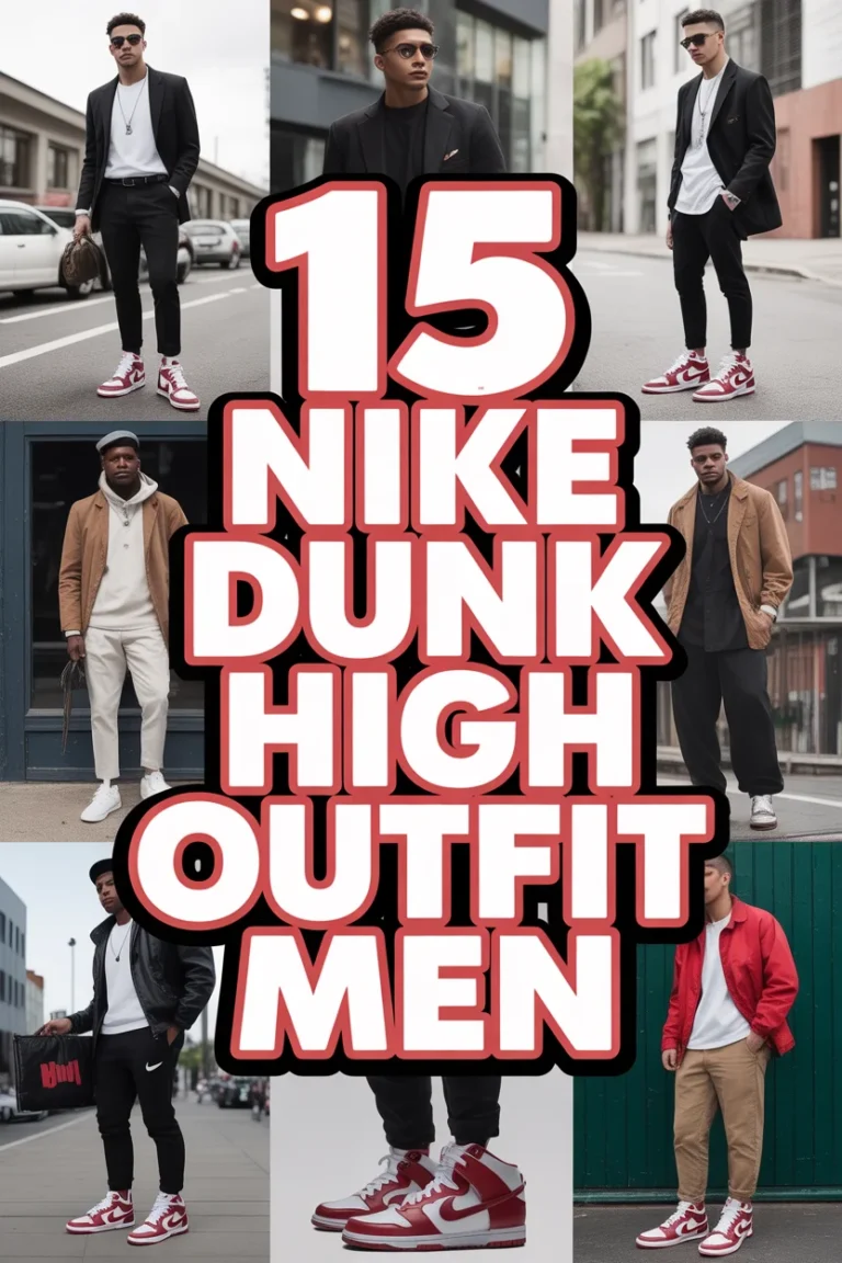 👟 15 Nike Dunk High Outfit Men