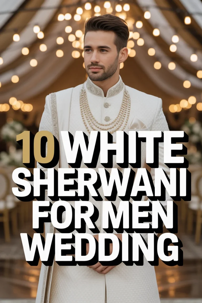 🤵 10 White Sherwani For Men Wedding